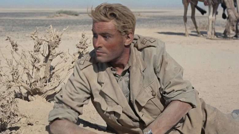 Peter O'Toole in desert