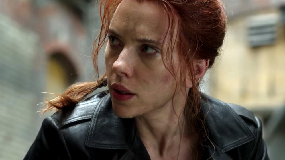 Scarlett Johansson as Natasha Romanova in the trailer for Black Widow