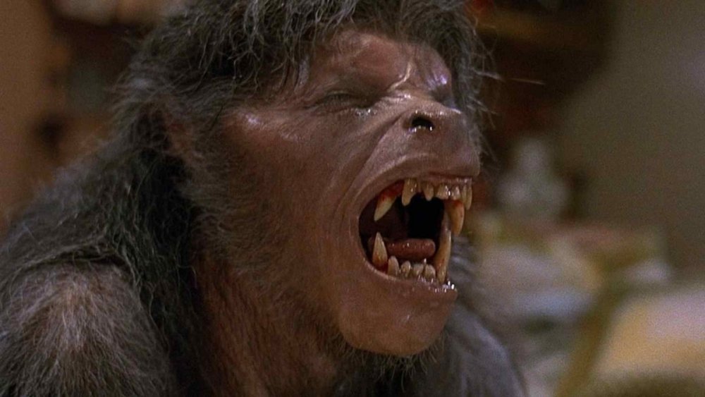 David Naughton as David Kessler transforming into a werewolf in An American Werewolf in London