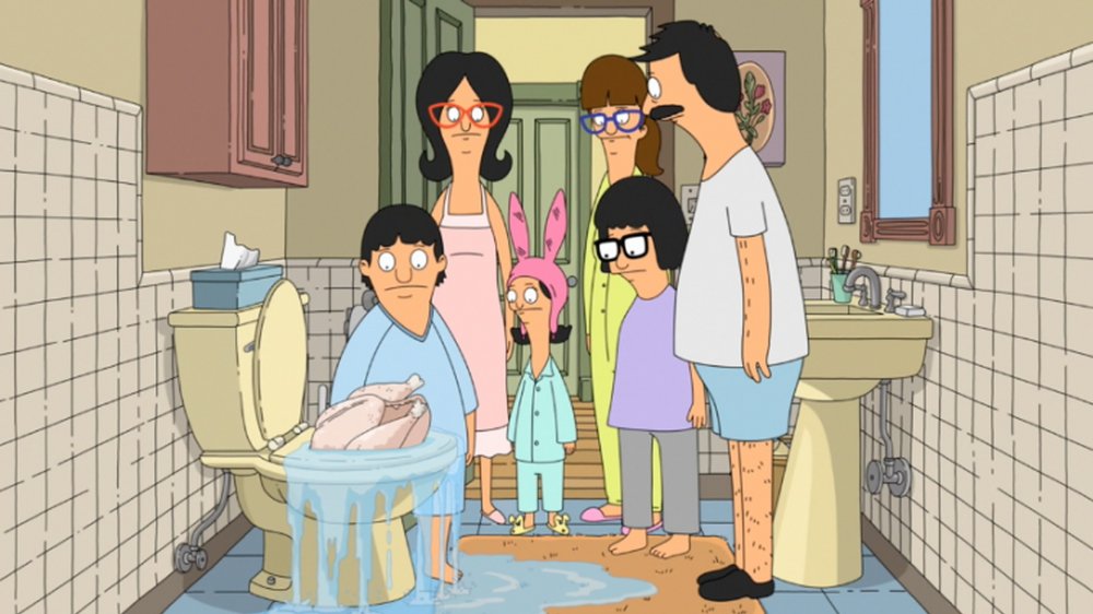 Belchers and turkey in toilet