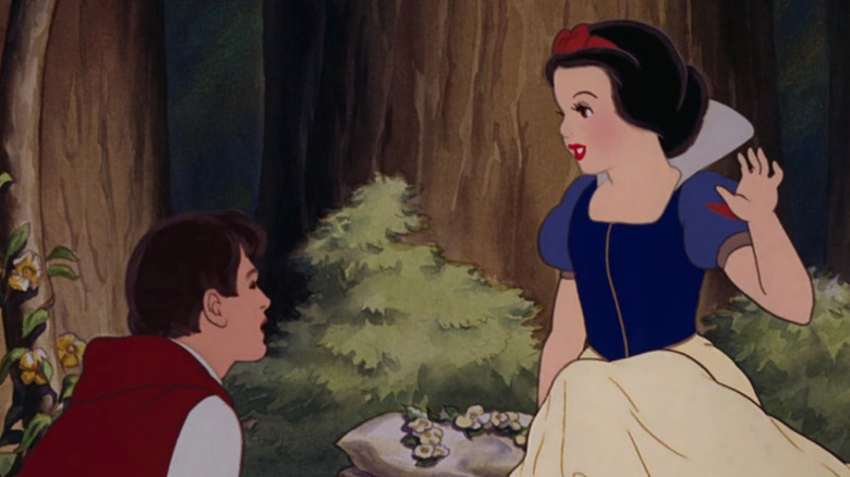 Snow White looking at Prince