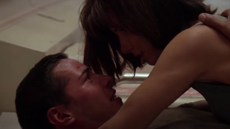 Keanu Reeves and Sandra Bullock in "Speed"