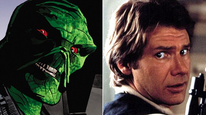 Han in The Star Wars vs. Han in Star Wars