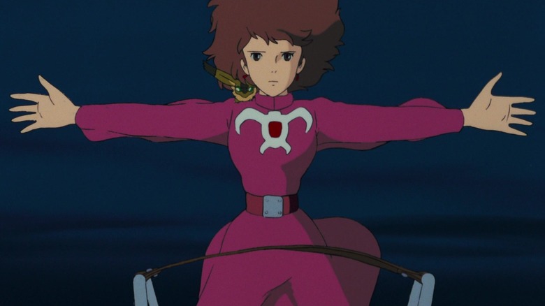 Nausicaä arms spread in "Nausicaä of the Valley of the Wind"