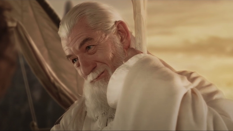 Gandalf at the Grey Havens