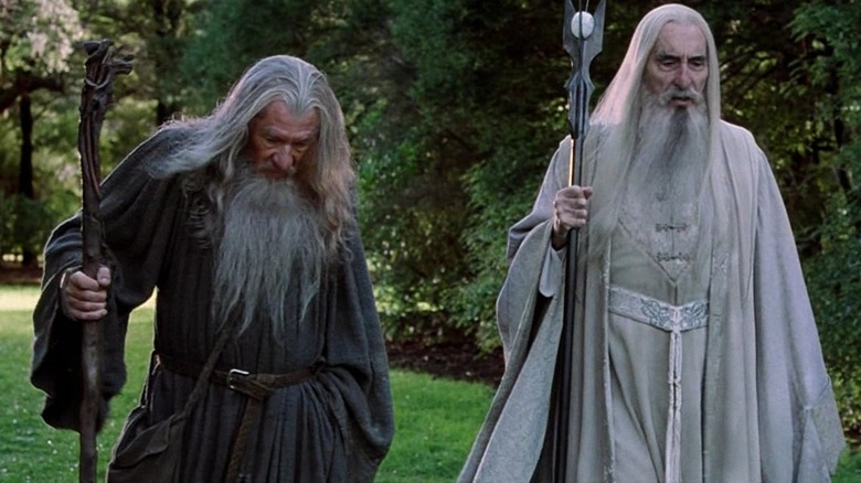 Saruman insults Gandalf