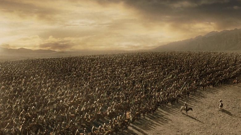 The Rohirrim charge