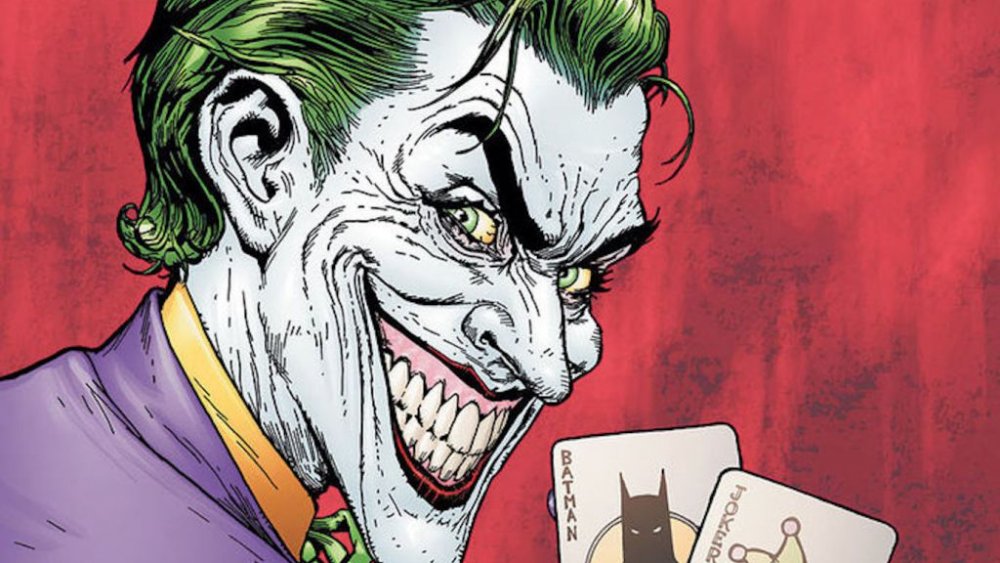 The Joker, from the cover of Batman: The Man Who Laughs, from DC Comics