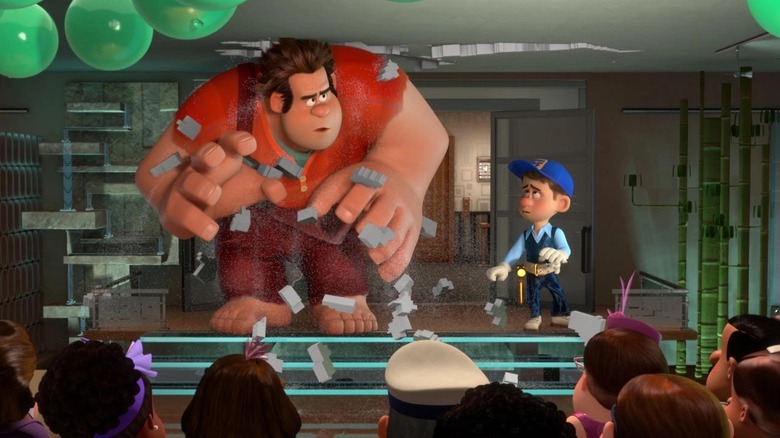 Wreck-It Ralph struggling to stand