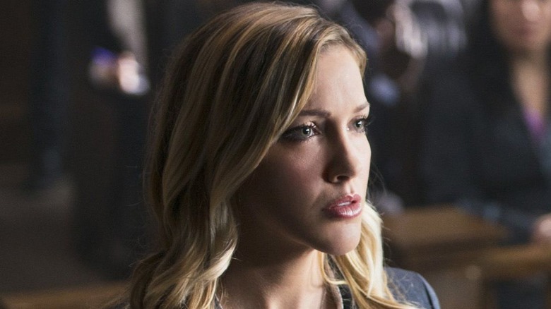 Laurel Lance opens mouth