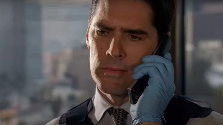 Aaron Hotchner on phone