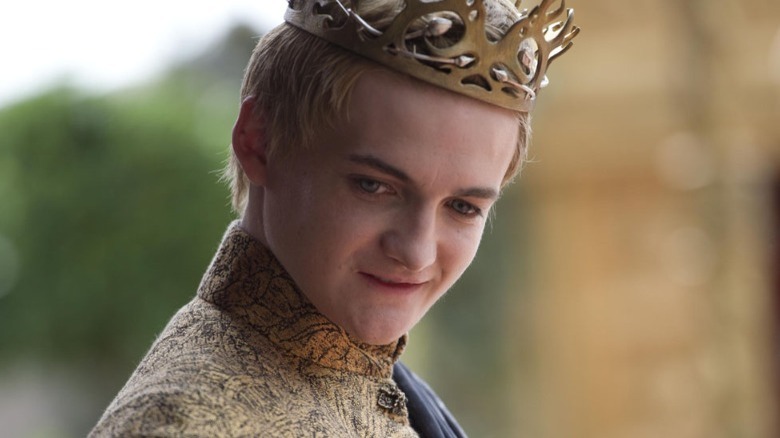 King Joffrey sneering