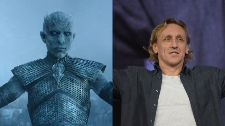 The Night King and Vladimir Furdik raising arms