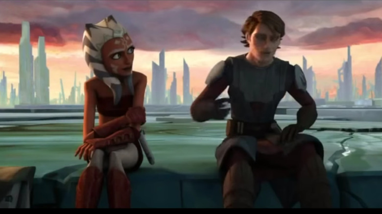 Anakin Skywalker and Ahsoka Tano in 2008 The Clone Wars 