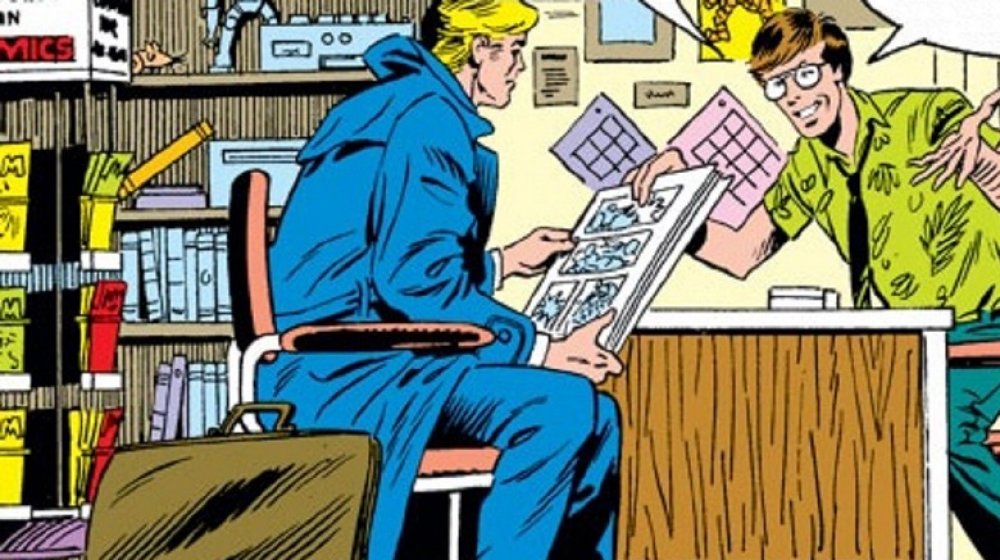 Steve Rogers And His Editor, Mike Carlin