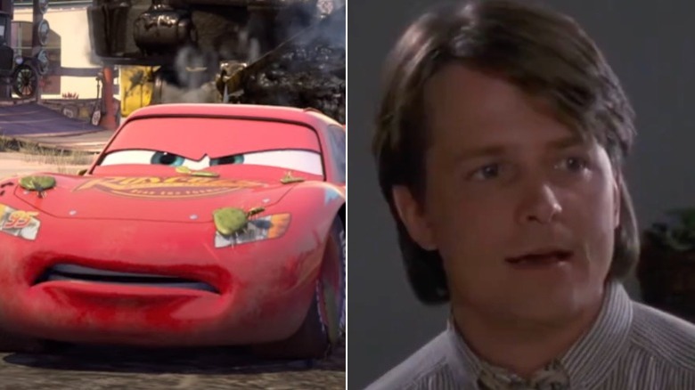 Lightning McQueen in Cars, Michael J. Fox in Doc Hollywood