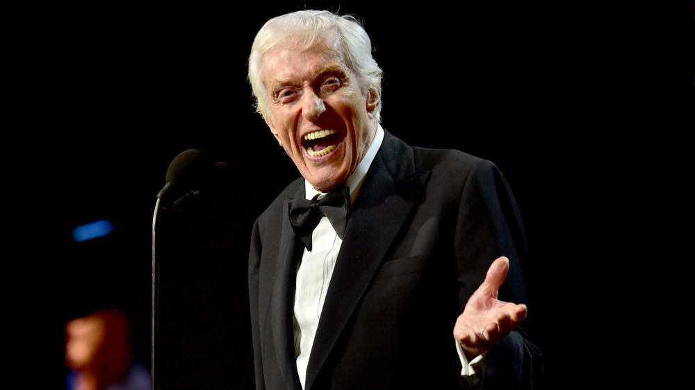 Dick Van Dyke with microphone