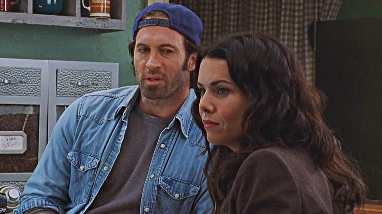 Scott Patterson and Lauren Graham