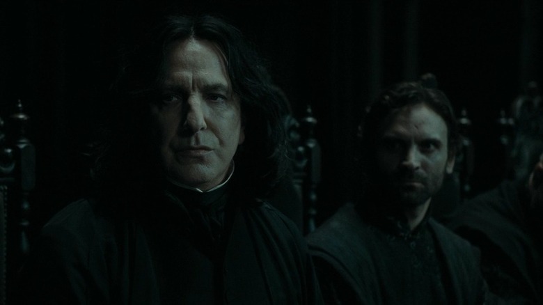 Snape talks to Voldemort