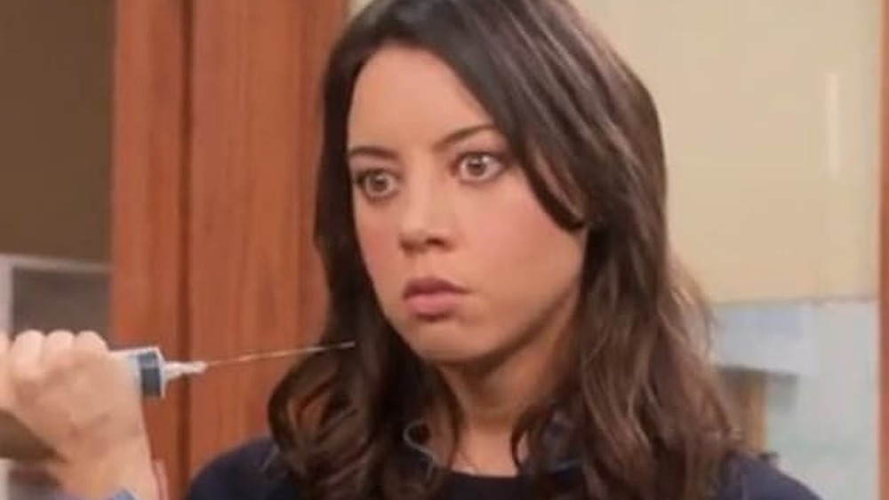 Aubrey Plaza as April Ludgate