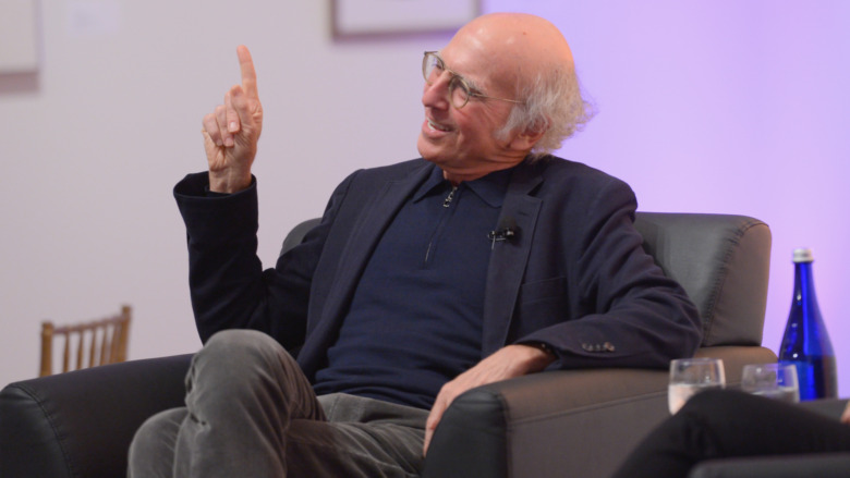 Larry David pointing