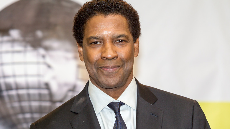 Denzel Washington smiling