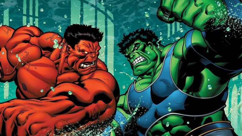 Red Hulk vs Hulk