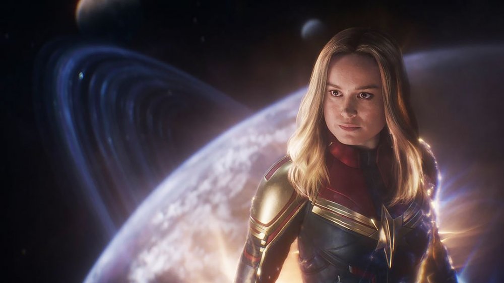 Captain Marvel in space