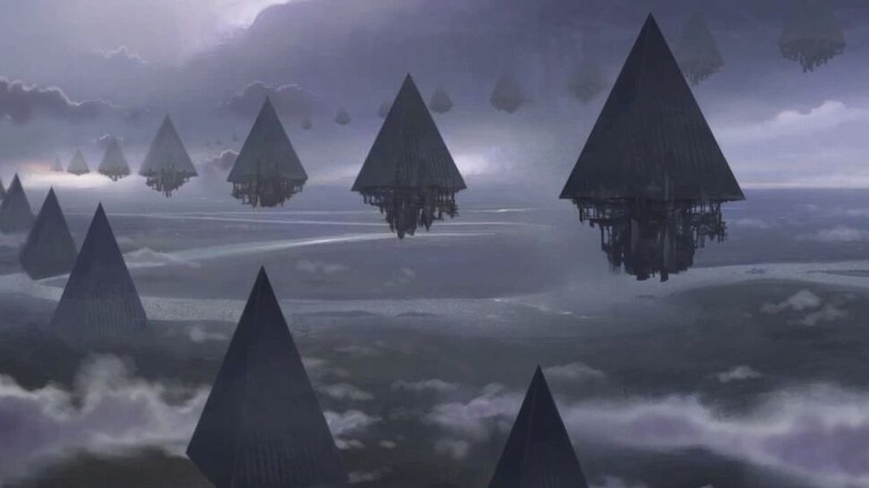 Floating pyramids of Orderrealm