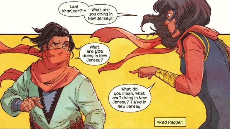 Kamala and Red Dagger arguing