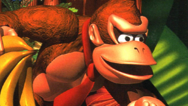 Donkey Kong running