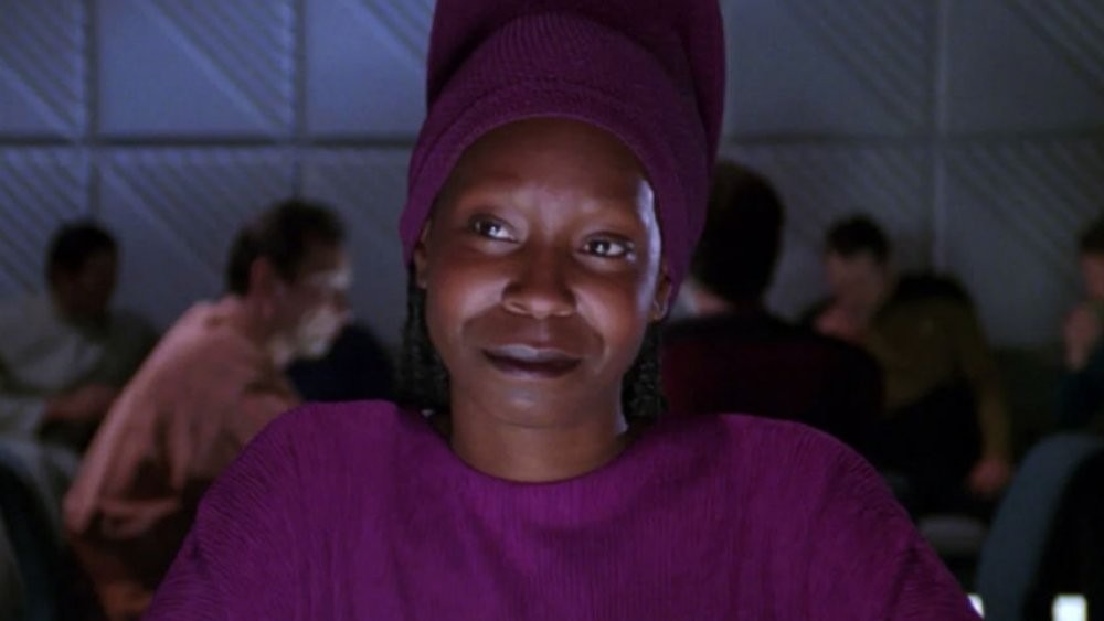 Whoopi Goldberg as Guinan in Star Trek: The Next Generation