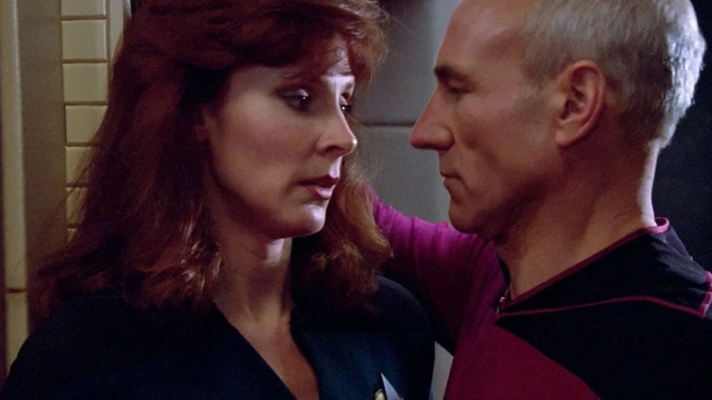 Dr. Crusher and Picard