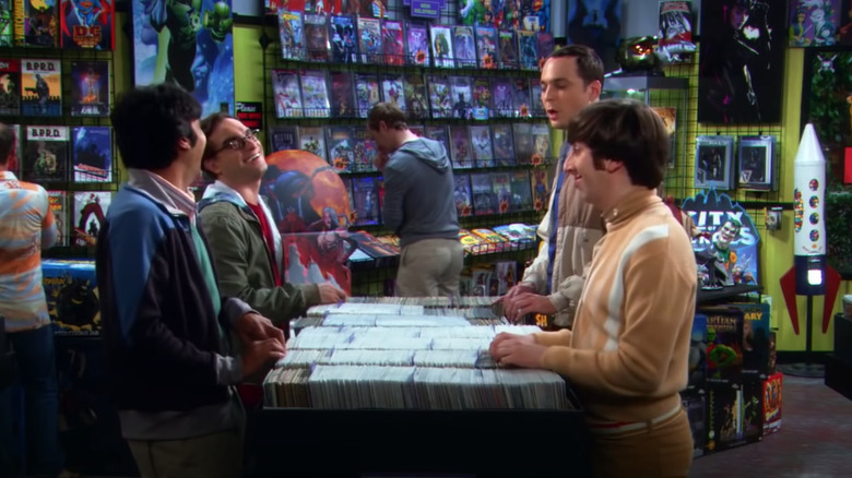 The guys in the comic book store 