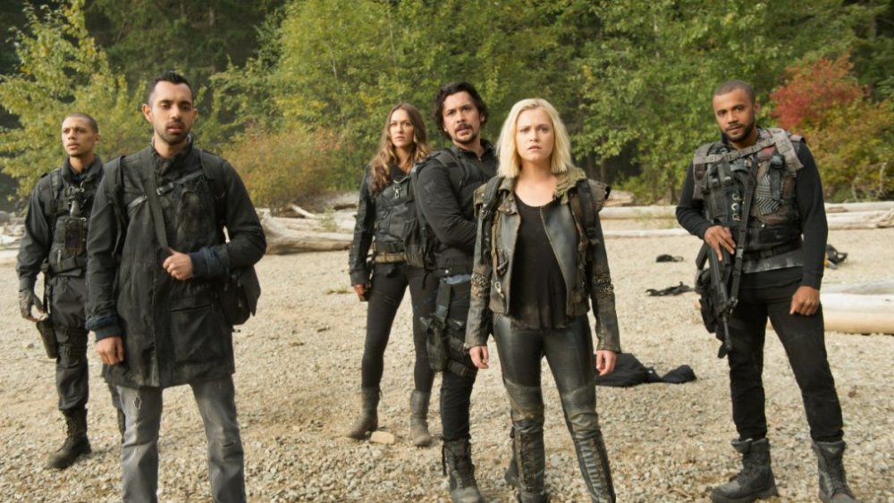 The main cast on The 100