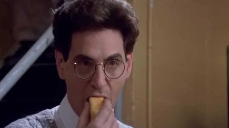 Egon eating a Twinkie