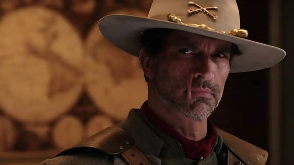 Jonah Hex wearing cowboy hat