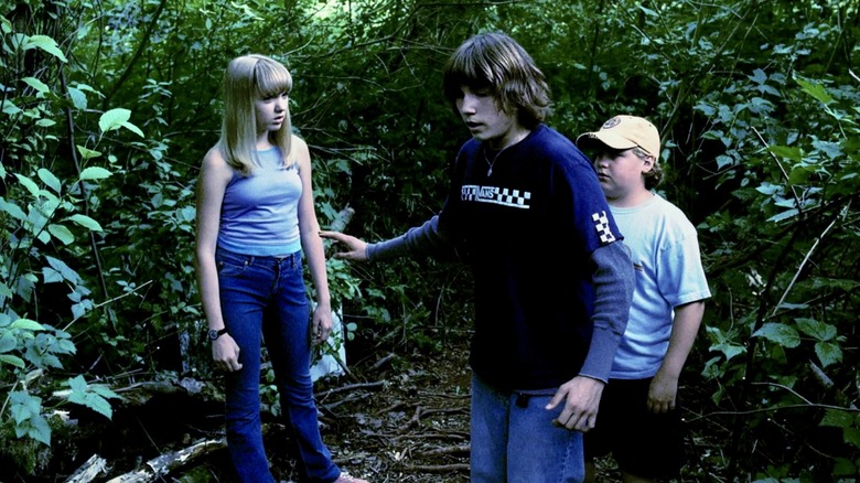 Evan standing with Kayleigh and Lenny