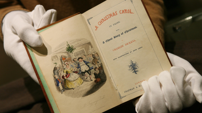 First edition of the book A Christmas Carol by Charles Dickens