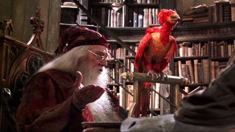 Richard Harris in Harry Potter