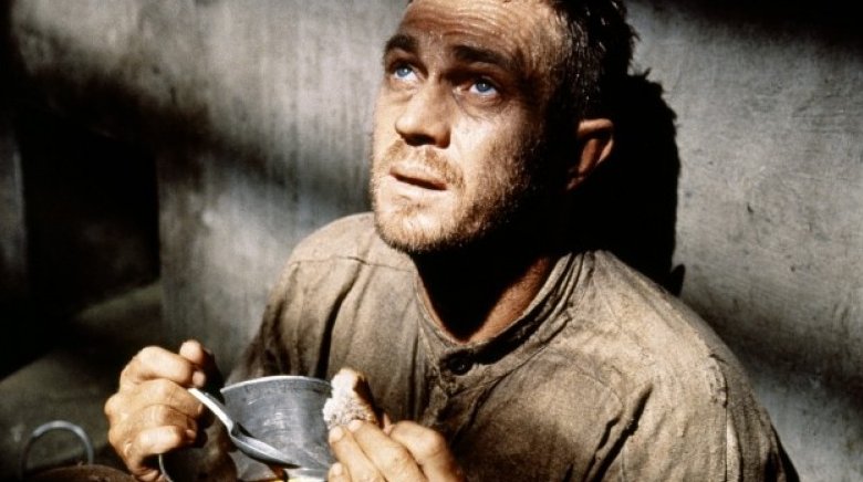 Steve McQueen in Papillon.