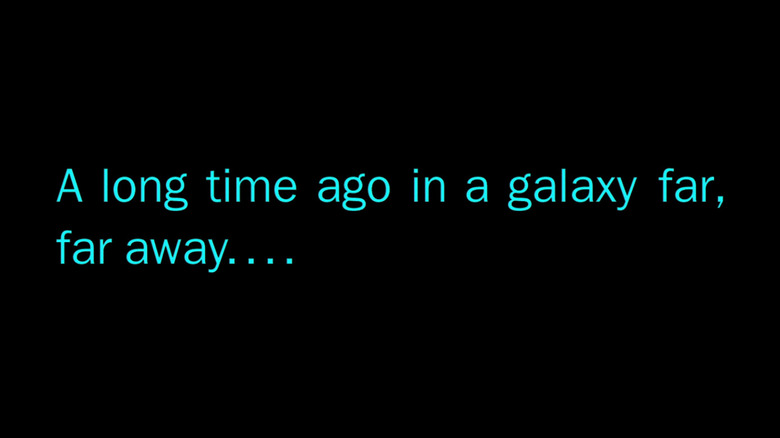 Obi-Wan Kenobi has a familiar opening title card