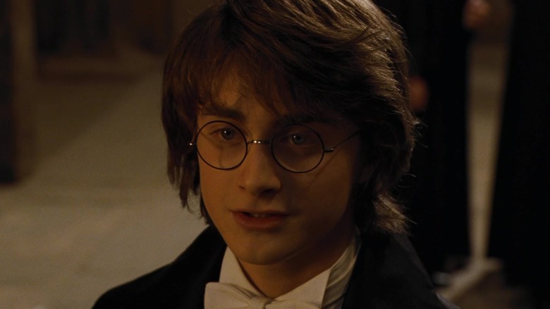 Daniel Radcliffe as Harry Potter in Yule Ball scene in Harry Potter and the Goblet of Fire