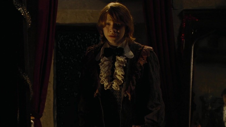 Rupert Grint looking panicked