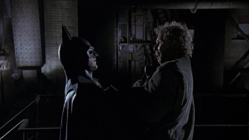 Batman with a mugger