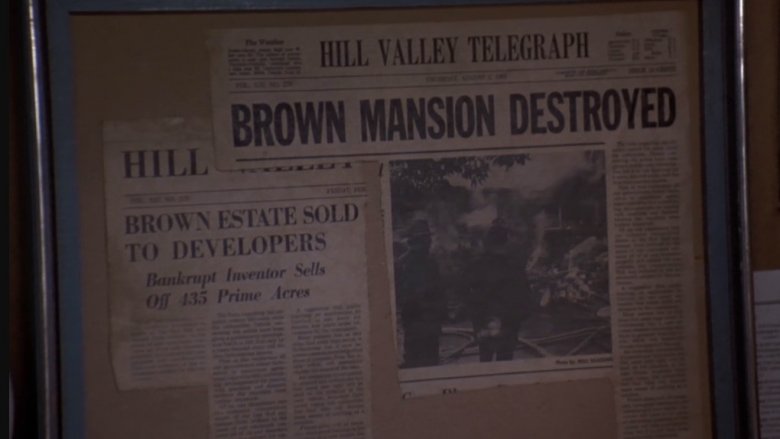 Doc Brown newspaper clippings