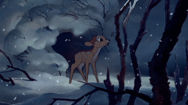 Bambi calling to his mother