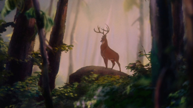 Bambi's father standing majestically