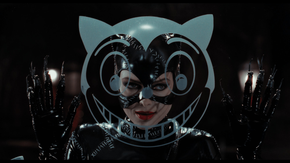 Catwoman stares