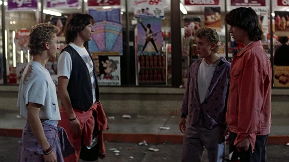 Alex Winter and Keanu Reeves in Bill and Ted's Excellent Adventure